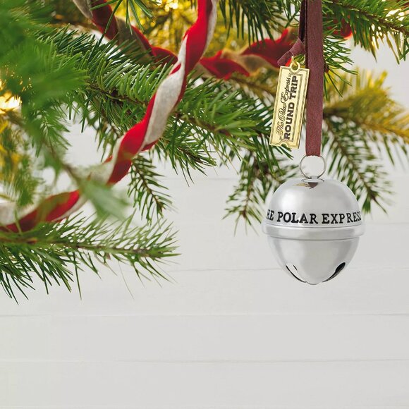New! Polar Express Santa's Sleigh Bell 2020 Hallmark Keepsake Christmas Ornament - Picture 5 of 5